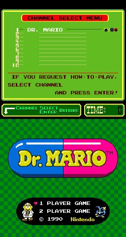 Dr. Mario (PlayChoice-10) Title Screen